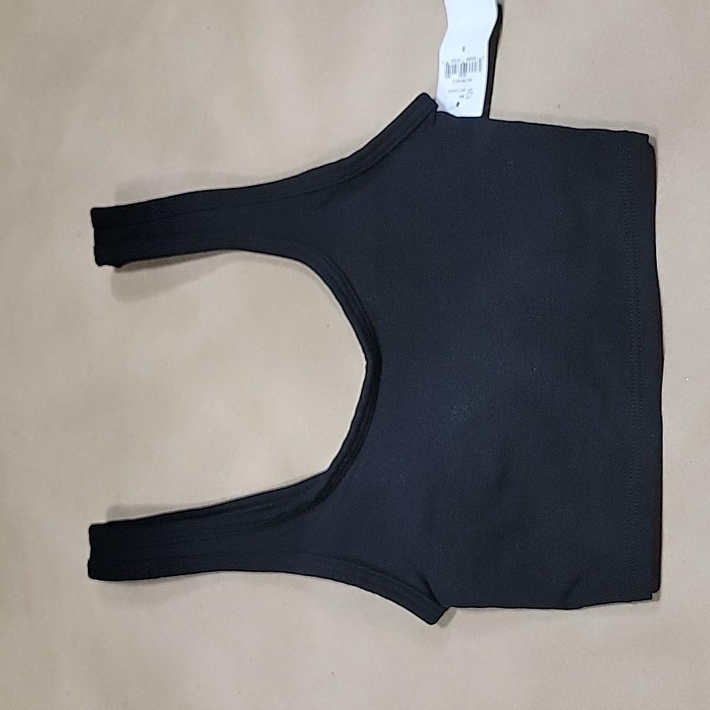 GAP Teen Size 8 Black Sports Bra / Tank Bra / Shelf Bra, NEW with Tag